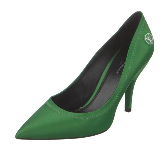 Louis Vuitton LV Archlight Green high heel Pump NEW in box size 38 made in Italy - Picture 1 of 3